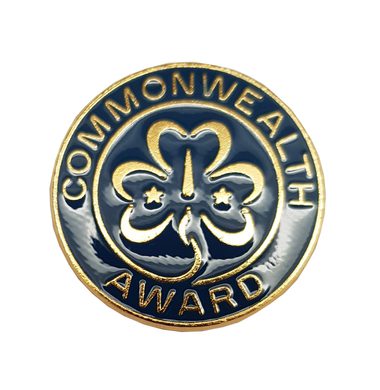 1250 Commonwealth Award Metal Badge