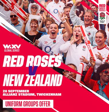 Red Roses Rugby Signs Rugby events | Girlguiding LaSER