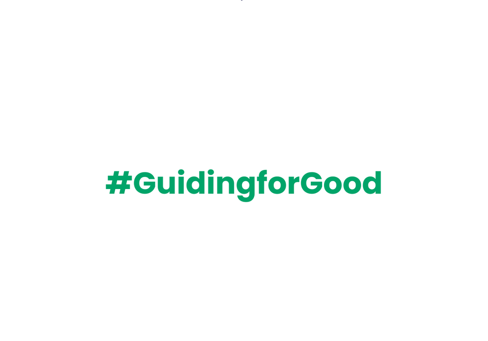 Guiding for Good hastag